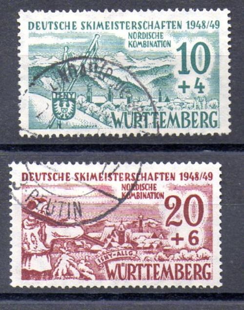Wurttemberg Nº Michel 38/39 (o)